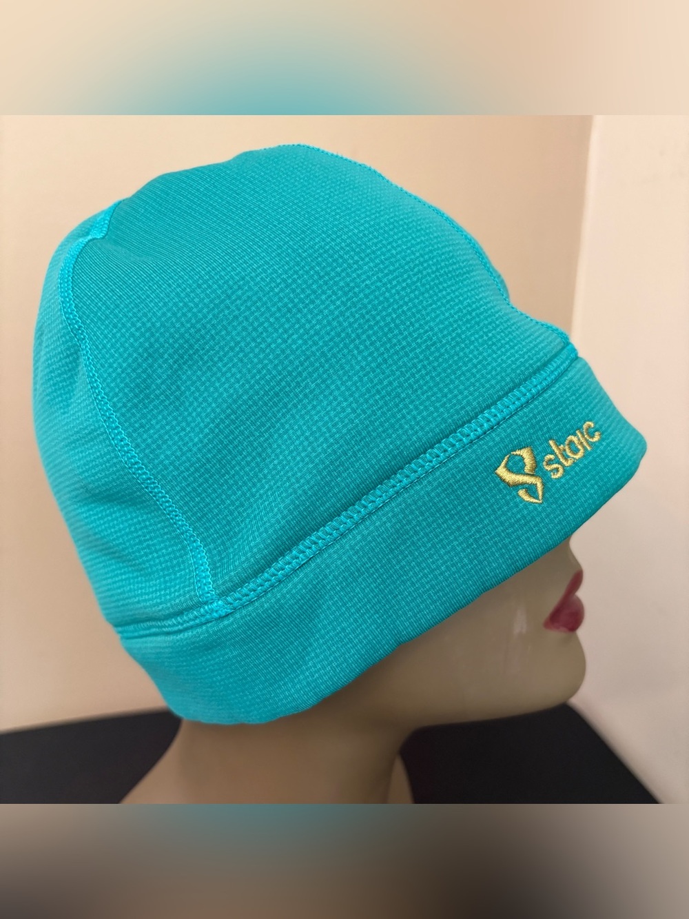 Stoic teal running beanie ONE SIZE